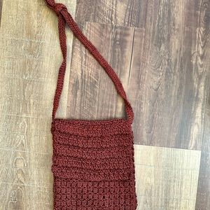 Vintage Macrame Crossbody Purse